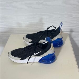 Nike Kids Black and Blue Sneakers - Like New